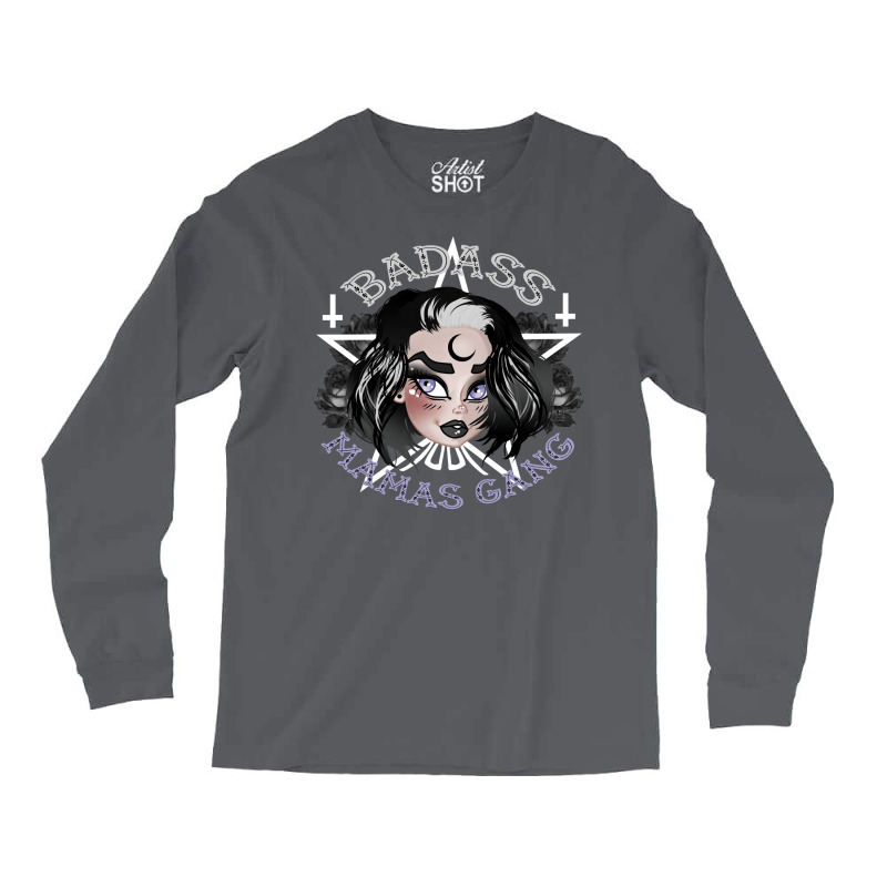 Badass Mamas Gang Goth Mama Long Sleeve Shirts | Artistshot