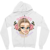 Badass Mamas Gang Sabrina Zipper Hoodie | Artistshot