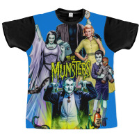 The Munsters Family Portrait Graphic T-shirt | Artistshot