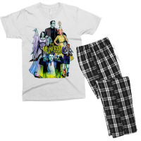 The Munsters Family Portrait Men's T-shirt Pajama Set | Artistshot