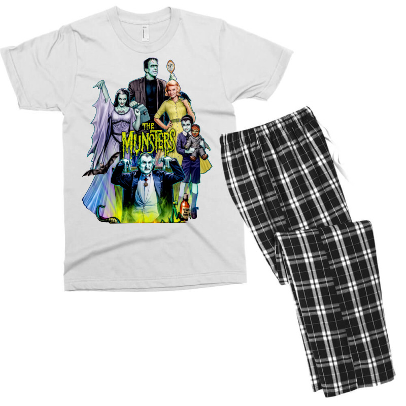 The Munsters Family Portrait Men's T-shirt Pajama Set by daiktumlinay | Artistshot