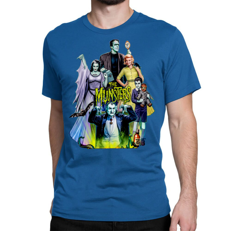 The Munsters Family Portrait Classic T-shirt by daiktumlinay | Artistshot