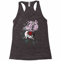 Amaterasu Okami With Cherry Blossoms Racerback Tank | Artistshot