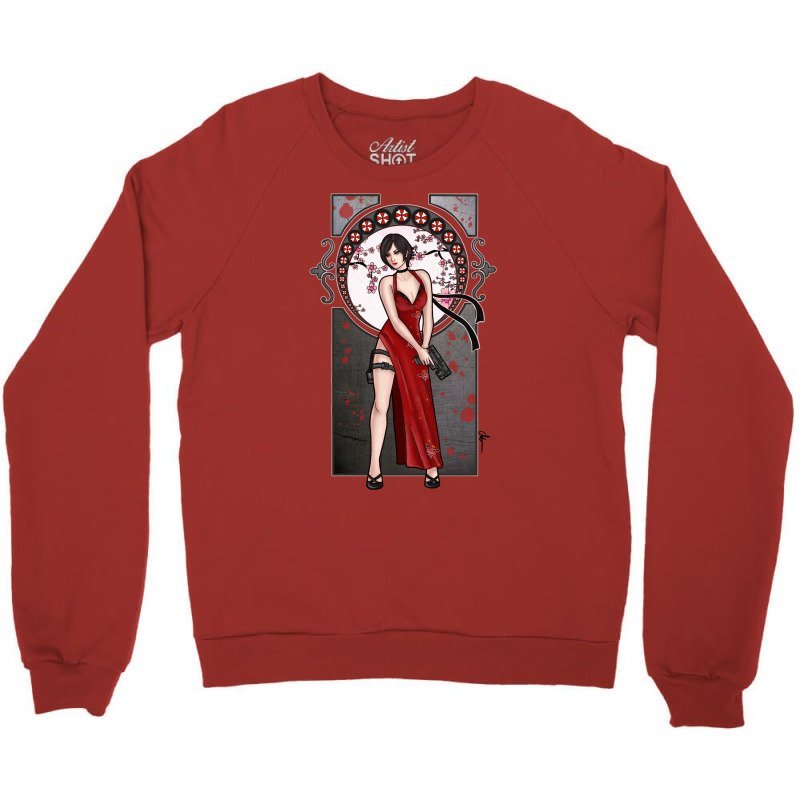 The B In The Red Dress Crewneck Sweatshirt by thiloandel3 | Artistshot