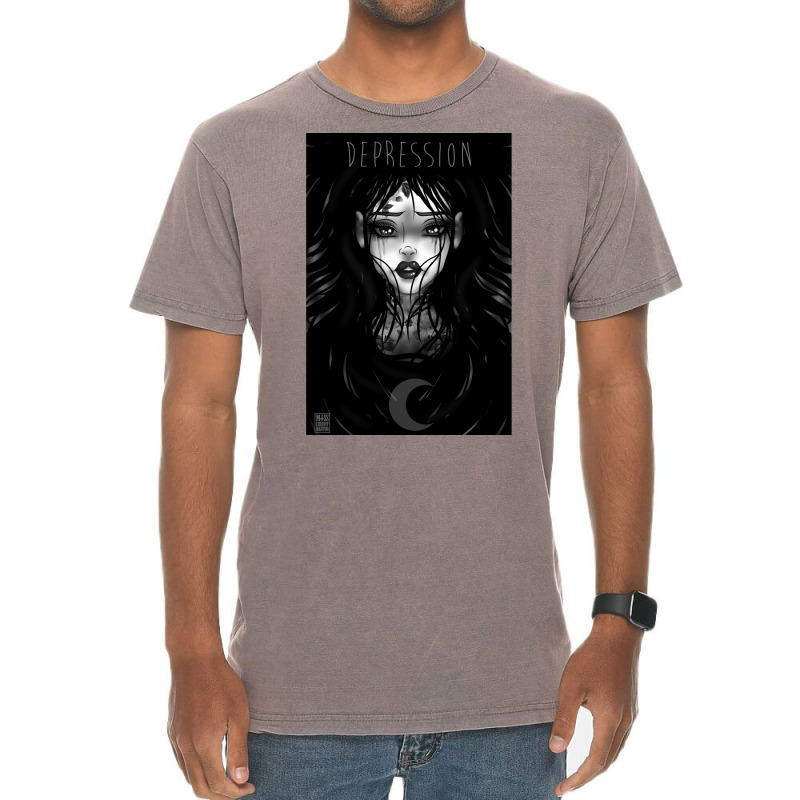 Depression Vintage T-Shirt by gotlhesiranir | Artistshot