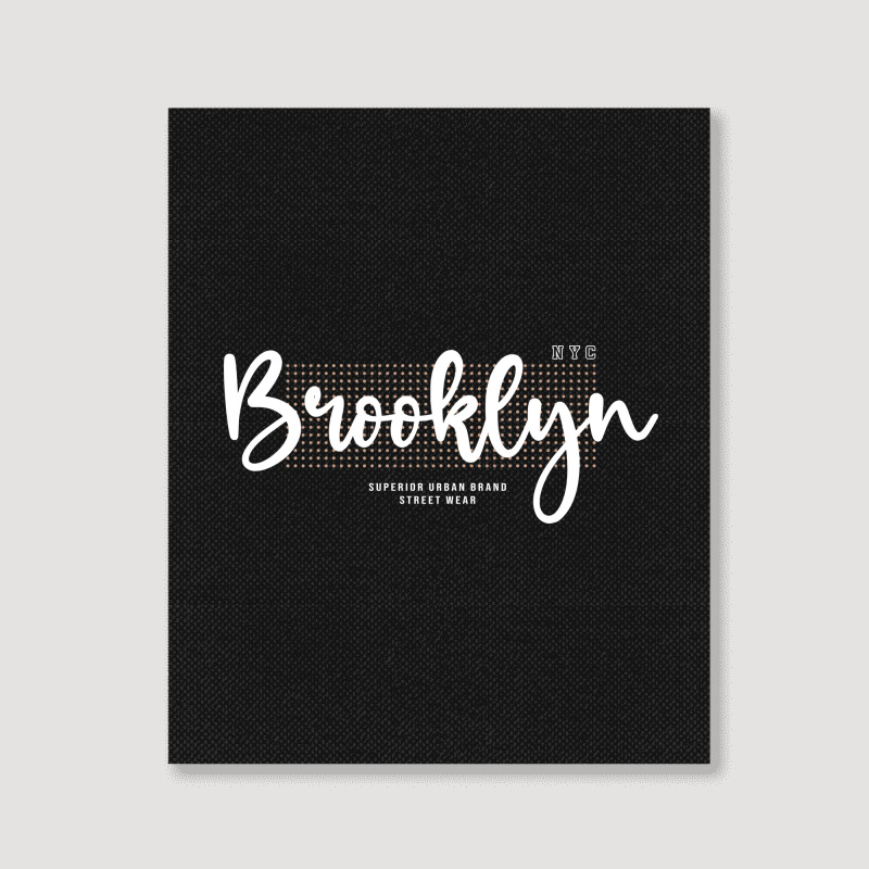 The Brooklyn Portrait Canvas Print | Artistshot