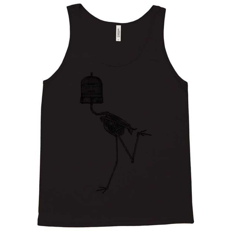 Hot Trend Running Bird Skeleton Tank Top by haodinhvan1 | Artistshot