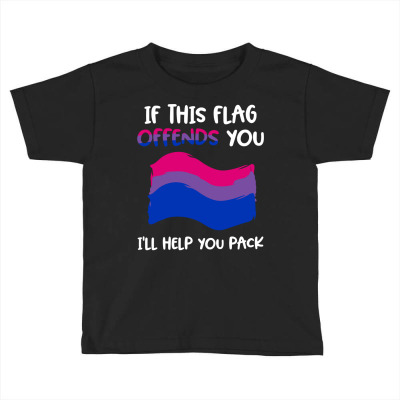 Pride Bisexual Flag Shirts Toddler T-shirt Designed By Ngocjohn83
