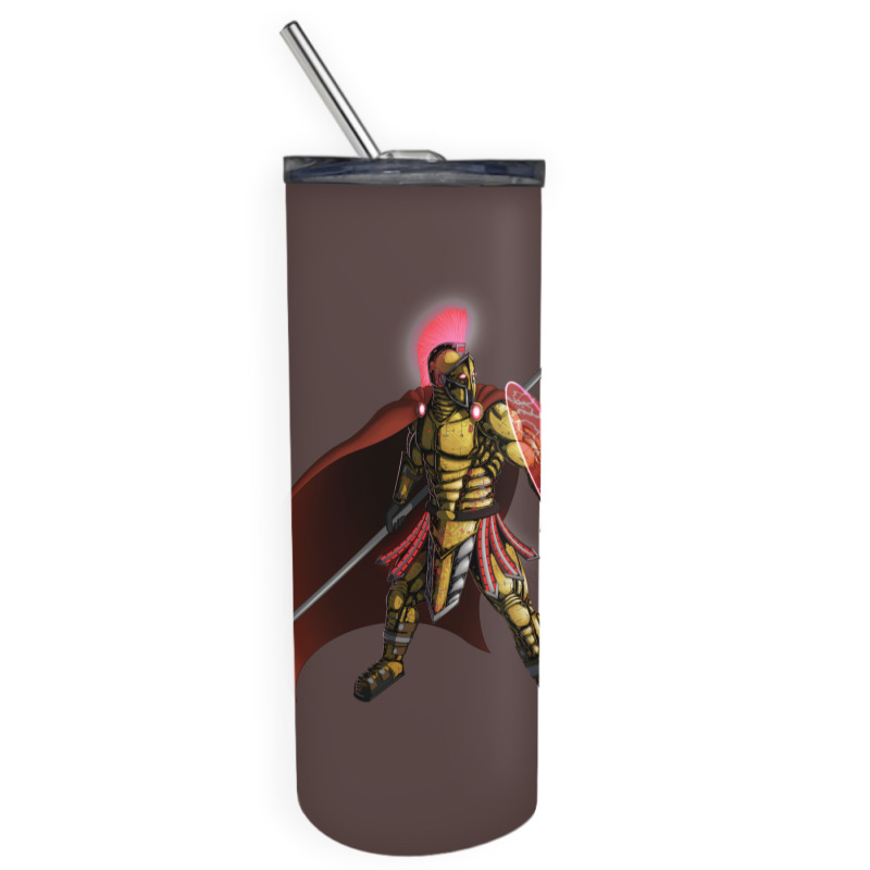 Futuristic Cyber Spartan Colour Skinny Tumbler | Artistshot