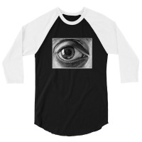 Escher - Eye 3/4 Sleeve Shirt | Artistshot