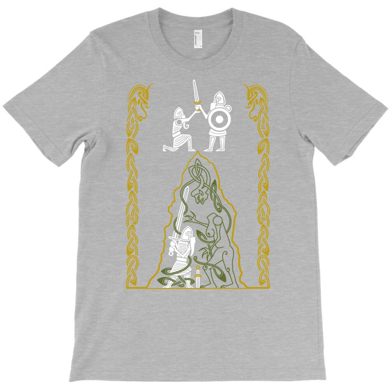 Beowulf Vs Grendel's Mother T-shirt | Artistshot