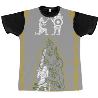 Beowulf Vs Grendel's Mother Graphic T-shirt | Artistshot