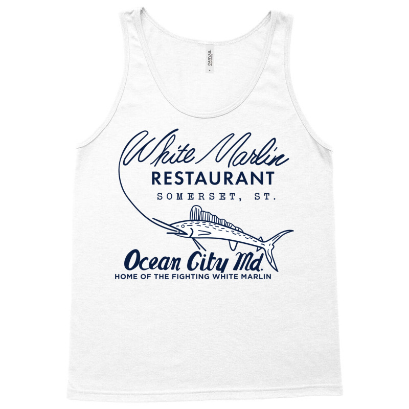 White Marlin Restaurant Tank Top | Artistshot