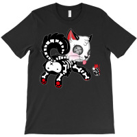 Skele Cat Red Version T-shirt | Artistshot