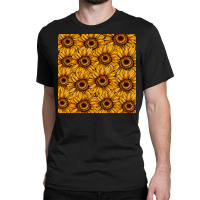 Sunflower Seamless Pattren Classic T-shirt | Artistshot