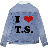 I Love Ts Unisex Sherpa-lined Denim Jacket | Artistshot