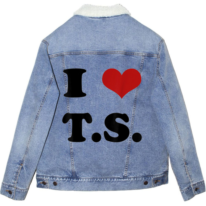 I Love Ts Unisex Sherpa-lined Denim Jacket | Artistshot