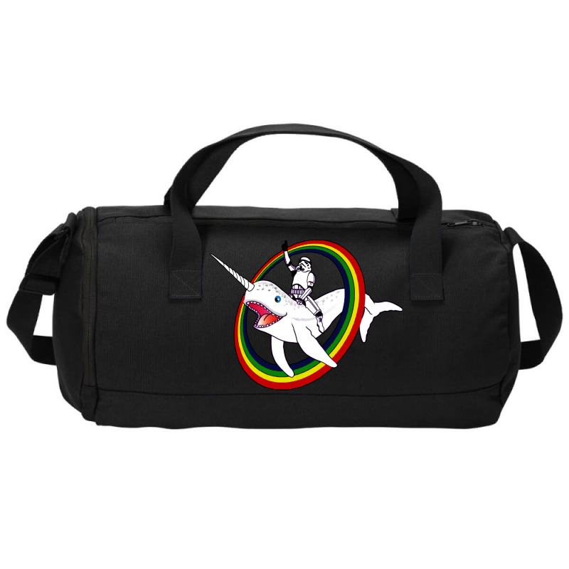 Narwhal Rainbow Funny Circus Duffel Bag | Artistshot