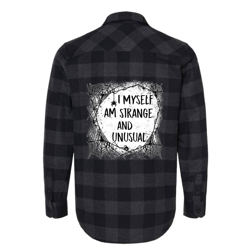 I Myself Am Strange And Unusual Halloween Hoodie Sweatshirt Pullover H Flannel Shirt | Artistshot