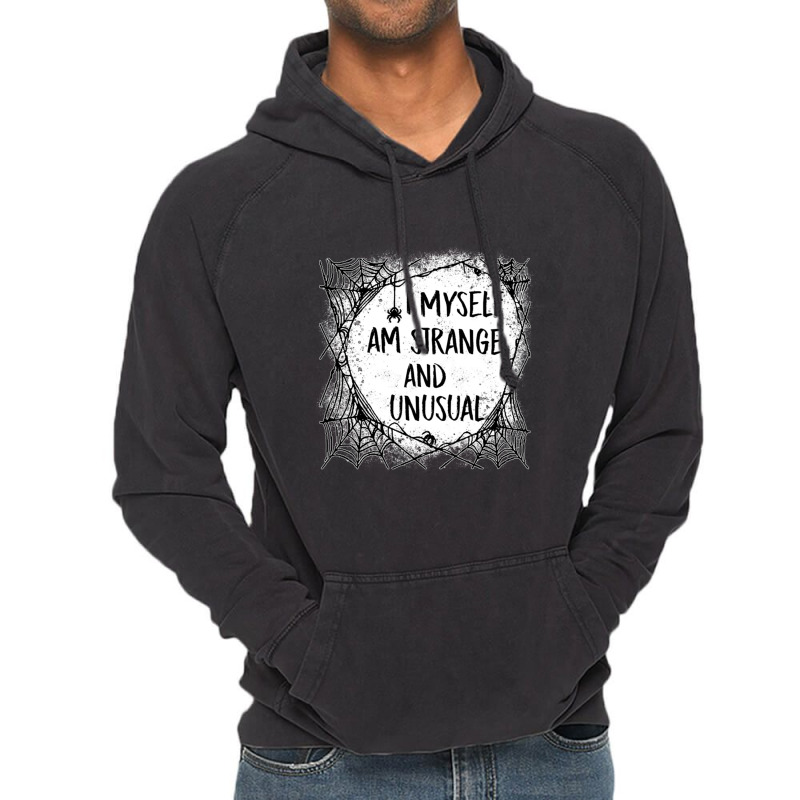 I Myself Am Strange And Unusual Halloween Hoodie Sweatshirt Pullover H Vintage Hoodie | Artistshot