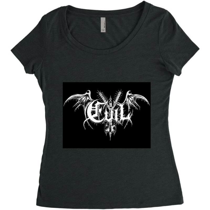 English Thrash Metal Women's Triblend Scoop T-shirt by jorcke | Artistshot