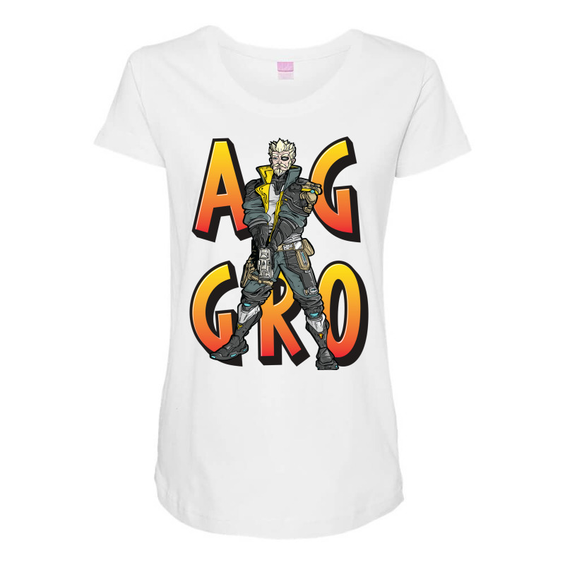 Zane The Operative Borderlands 3 Aggro Aggravation Aggressive Maternity Scoop Neck T-shirt by agbeducamar4 | Artistshot