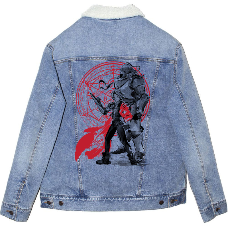 Brotherhood Sumi E 1 Unisex Sherpa-lined Denim Jacket | Artistshot