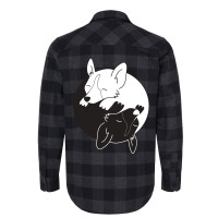 Corgi Dog Yin Yang Flannel Shirt | Artistshot