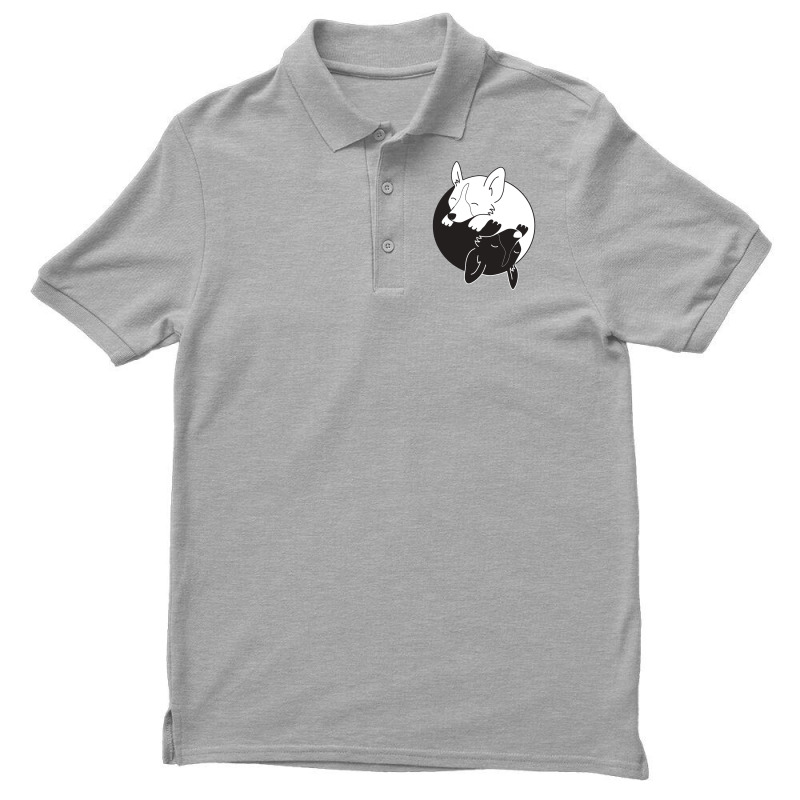 Corgi Dog Yin Yang Men's Polo Shirt | Artistshot