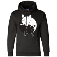 Corgi Dog Yin Yang Champion Hoodie | Artistshot