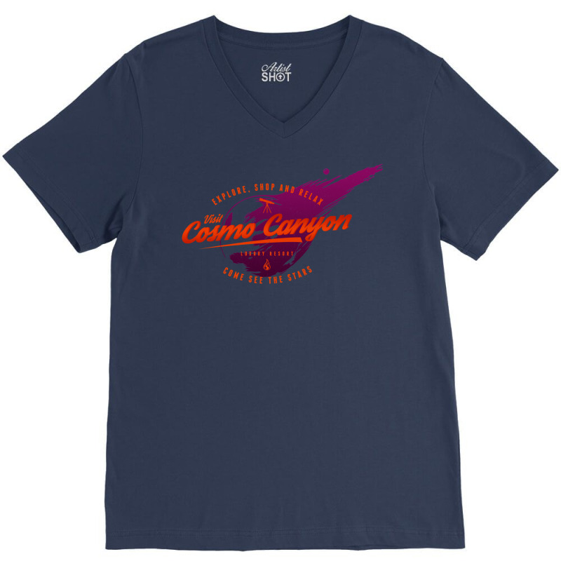 Cosmo Canyon V-neck Tee | Artistshot