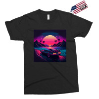 Car Retro Synthwave Exclusive T-shirt | Artistshot