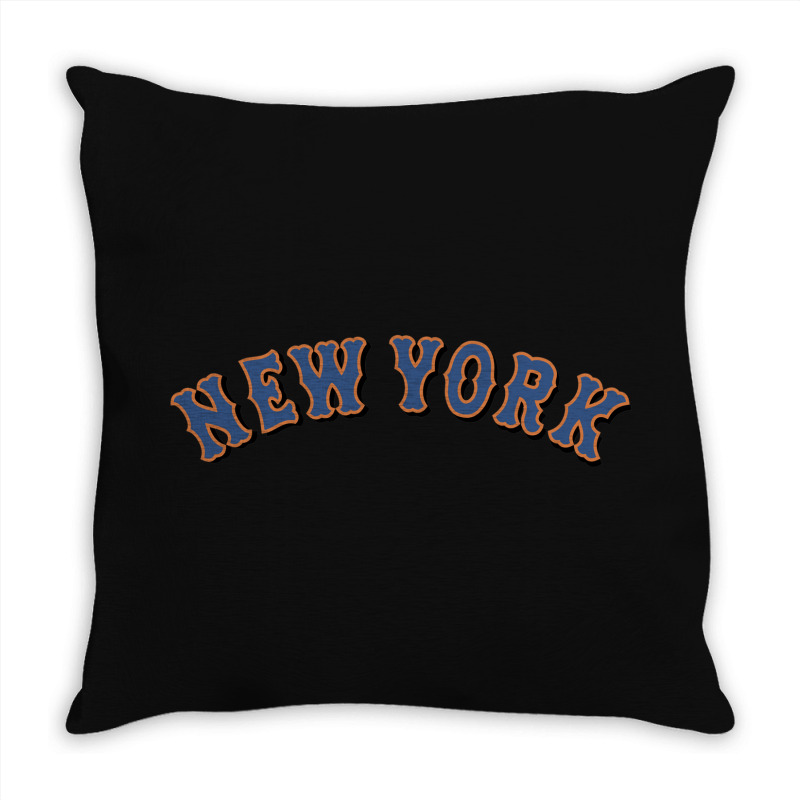 Supersale New York Fans Art Throw Pillow | Artistshot