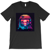 Gaming Retro Synthwave T-shirt | Artistshot