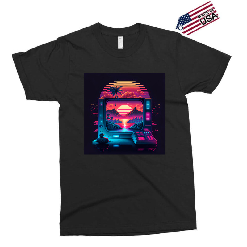 Gaming Retro Synthwave Exclusive T-shirt by Agus Creative | Artistshot