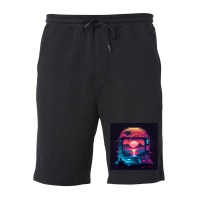 Gaming Retro Synthwave Fleece Short | Artistshot