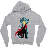 Edward  Alphonse Elric Zipper Hoodie | Artistshot