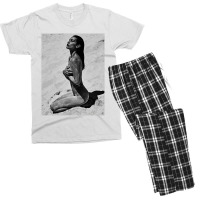 Bella Hadid Black.white Men's T-shirt Pajama Set | Artistshot