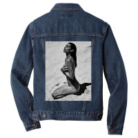 Bella Hadid Black.white Men Denim Jacket | Artistshot