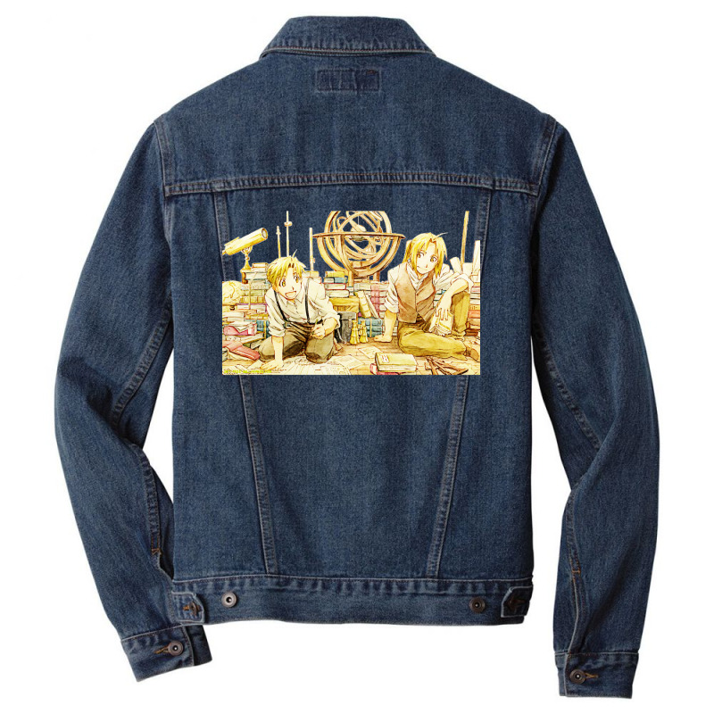 Edward And Alphonse Elric Men Denim Jacket | Artistshot