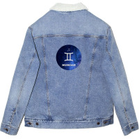 Gemini Musician Unisex Sherpa-lined Denim Jacket | Artistshot