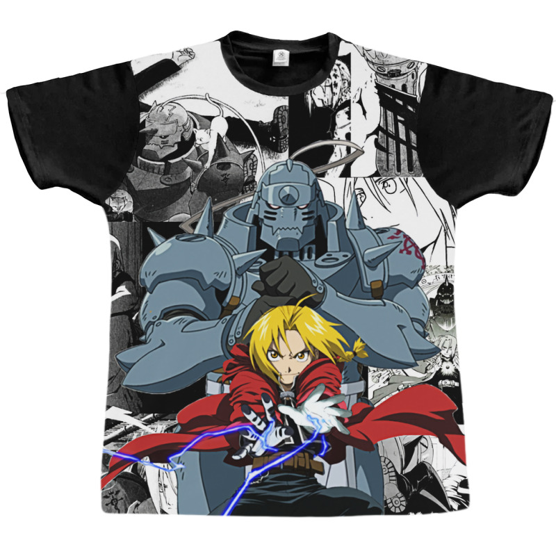 Fma  Edward And Alphonse  Manga Grouping Graphic T-shirt by milonebelousn | Artistshot