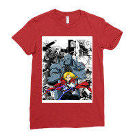 Fma  Edward And Alphonse  Manga Grouping Ladies Fitted T-shirt | Artistshot