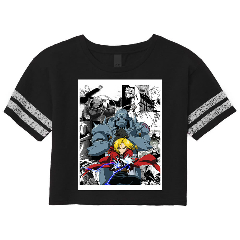 Fma  Edward And Alphonse  Manga Grouping Scorecard Crop Tee by milonebelousn | Artistshot