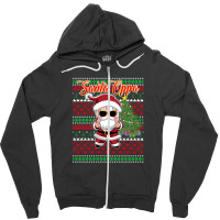 Christmas Kpop Santa Oppa K Pop Zipper Hoodie | Artistshot