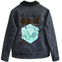 Gelatinous Cube Unisex Sherpa-lined Denim Jacket | Artistshot