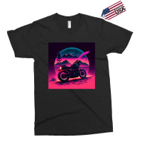 Motorcycle Retro Synthwave Exclusive T-shirt | Artistshot