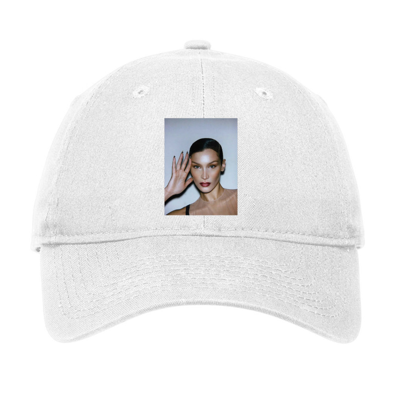 Bella Hadid Headshot Adjustable Cap by rafidipuschf | Artistshot