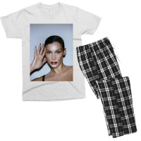 Bella Hadid Headshot Men's T-shirt Pajama Set | Artistshot