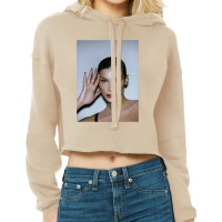 Bella Hadid Headshot Cropped Hoodie | Artistshot